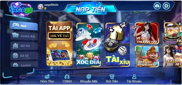 Saga88 là cổng game uy tín hiện nay