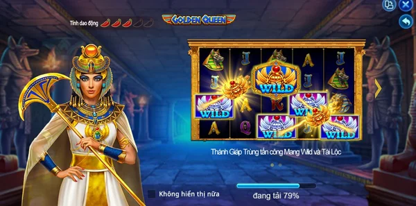 Nữ hoàng vàng là game mang bối cảnh Ai Cập cổ đại