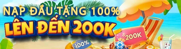 Khuyến mãi tặng 100% nạp đầu cho người chơi mới