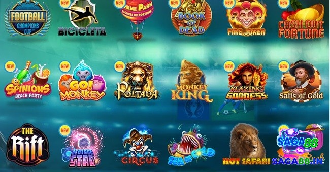 Saga88 cung cấp tới người chơi nhiều slot game hấp dẫn với mức trả thưởng siêu cao