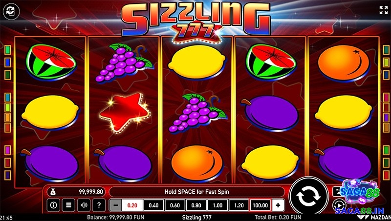 Free Spin Slot Game lấy chủ đề các biểu tượng trái cây đẹp mắt