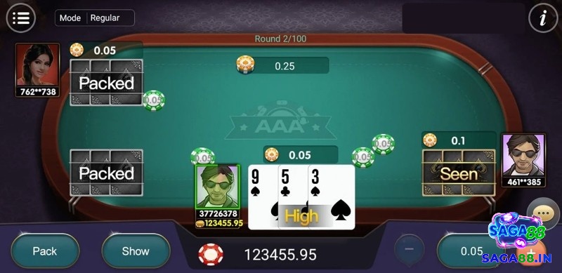 Cách chơi bài Teen Patti rất dễ nắm bắt