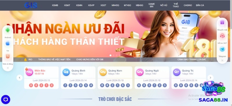 Cùng Saga tìm hiểu về nhà cái Gi8 nhé