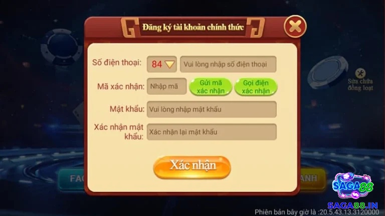 Đăng ký tài khoản web game bằng số điện thoại cực nhanh chóng