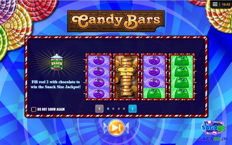 Snack Size là Jackpot cấp độ 1 và được kích hoạt nếu toàn bộ cuộn 2 đều là Socola