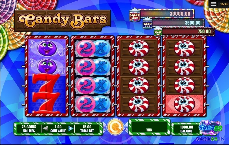 Candy Bars Jackpot” Slot IGT về kẹo ngọt với RTP 93,85%