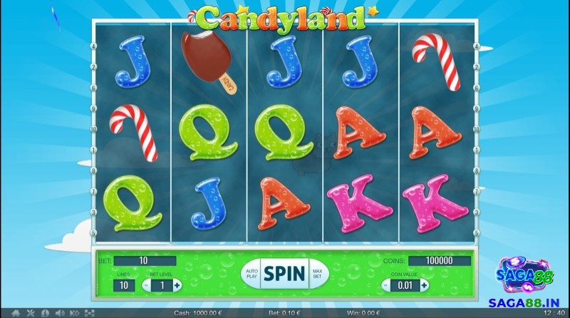 Bạn hãy nhấn Spin ở bên dưới guồng để quay cuộn