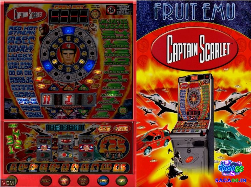 Cùng saga88 khám phá các chiến lược trong Captain Scarlet slot game nhé!