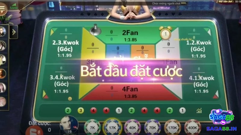 Tỷ lệ ăn ở trong từng cửa cược Fantan casino là gì?