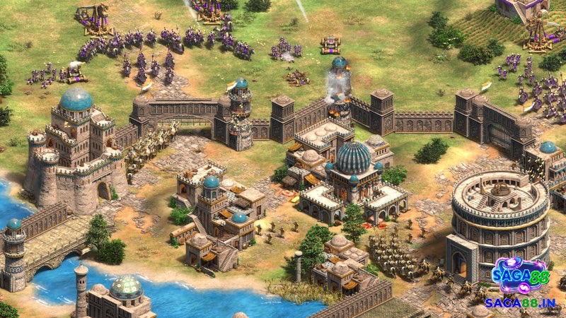 Age of Empires II có đồ hoạ vô cùng đẹp mắt và sống động