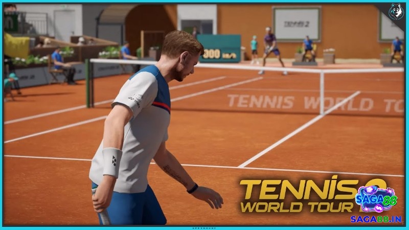 Tennis World Tour 2 có thiết kế đồ họa chân thực với nhiều chi tiết tỉ mỉ và đẹp mắt