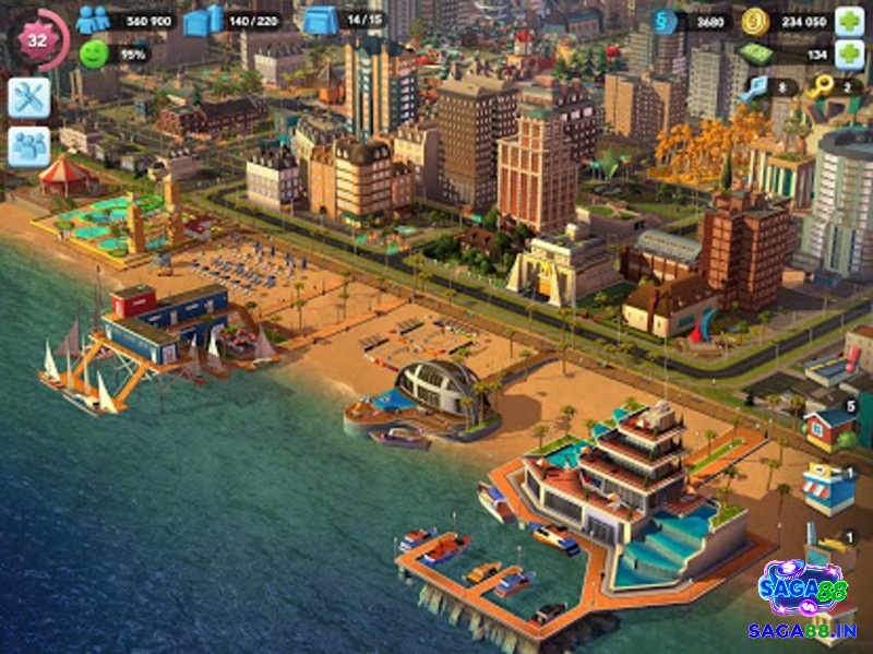 Tình năng nổi bật trong SimCity BuildIt