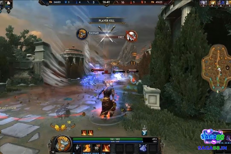 Smite có góc nhìn thứ ba (third-person) độc đáo, khác biệt so với các game MOBA truyền thống
