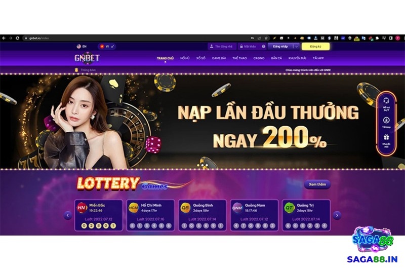 Gnbet - Nền tảng cá cược giải trí trực tuyến đẳng cấp