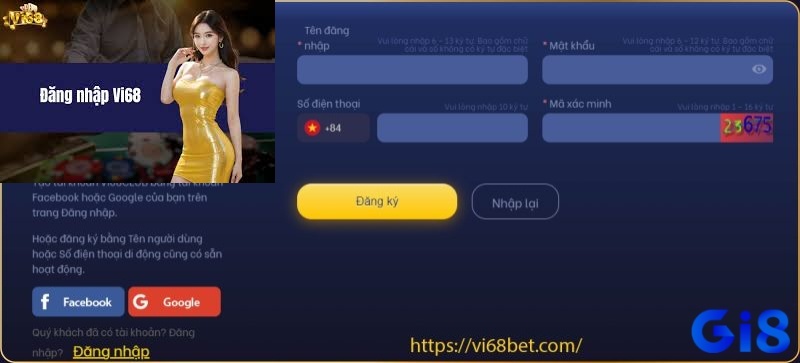 Đăng nhập Vi68 trải nghiệm cá cược đẳng cấp và uy tín