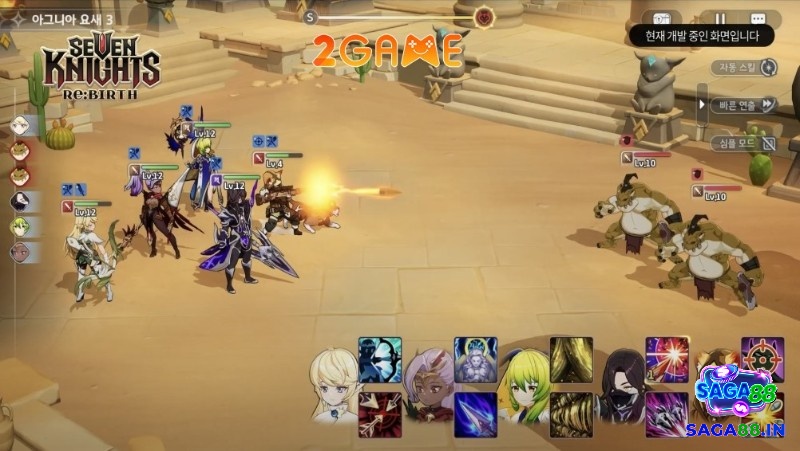 Seven Knights, Re:Birth sở hữu đồ họa 3D tuyệt đẹp, hiệu ứng kỹ năng ấn tượng và hệ thống chiến đấu chiến thuật sâu sắc