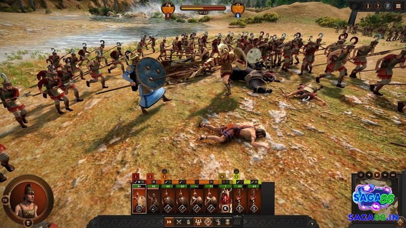 Điều khiển quân đội tham gia trận chiến trong game