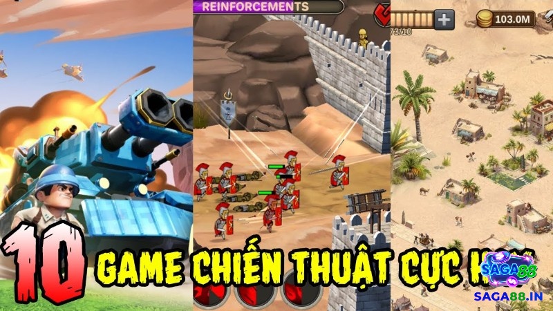 Game chiến thuật online mobile cực hay