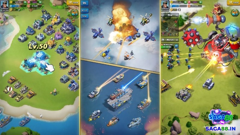 Cách xây dựng và bố trí căn cứ trong game top war: battle game