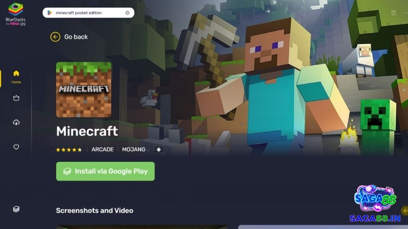 Chọn “Minecraft: Pocket Edition” và tải về máy