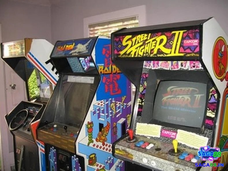 Hình ảnh máy bắn cá arcade cổ điển tại Nhật Bản những năm 2000