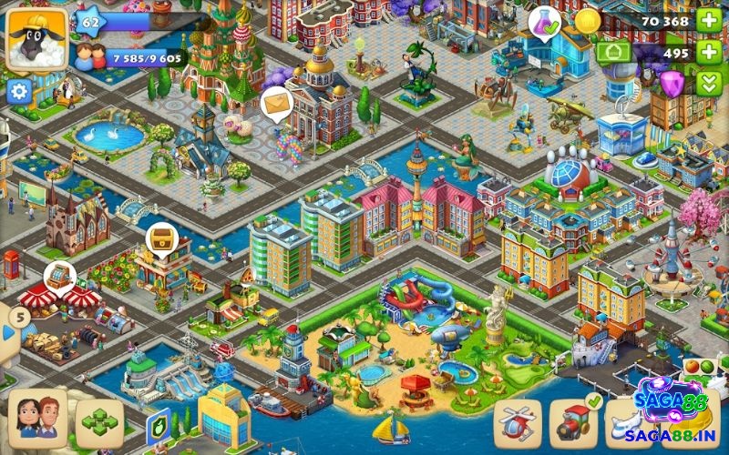 Game mô phỏng xây dựng thành phố mang đến trải nghiệm quy hoạch đô thị và cân bằng phát triển kinh tế - xã hội thực tế.