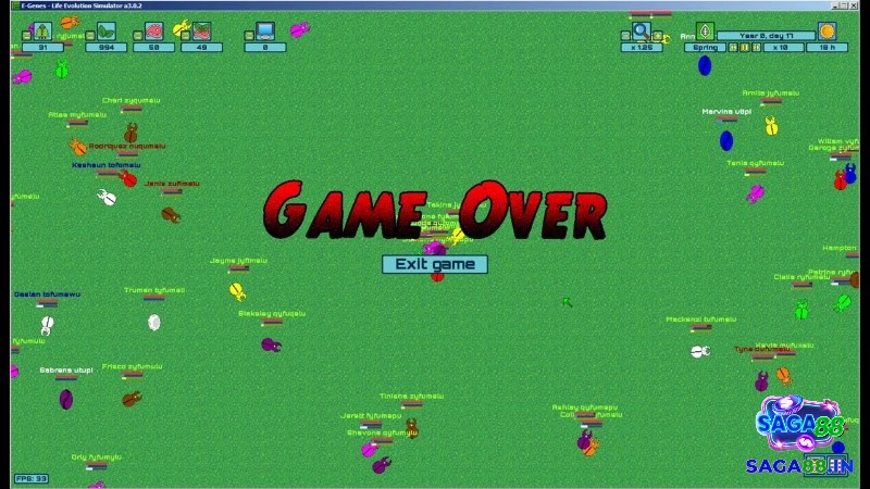 Genetic Evolution Simulator giúp người chơi khám phá tiến hóa sinh học qua hệ thống di truyền phức tạp và gameplay hấp dẫn.