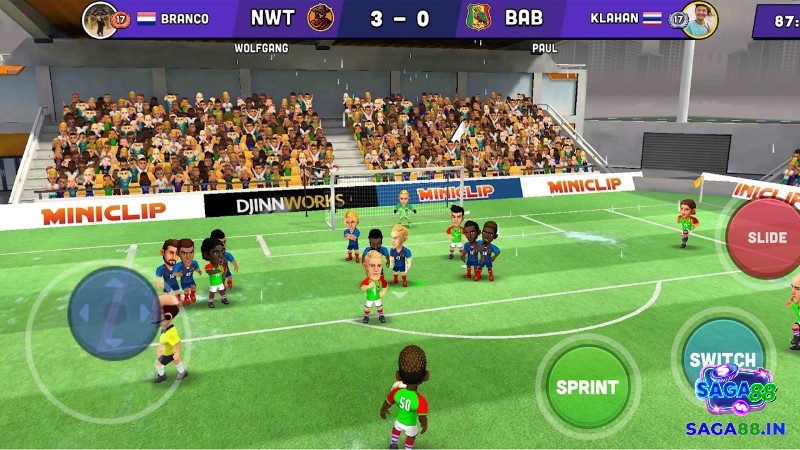 Mini Football - Trận đấu 5 phút siêu tốc, đồ họa dễ thương, phù hợp mọi lứa tuổi và thời gian rảnh rỗi