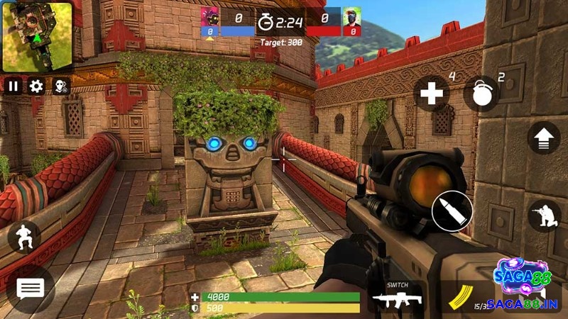 Đồ họa luôn là yếu tố quan trọng hàng đầu đối với game iOS bắn súng