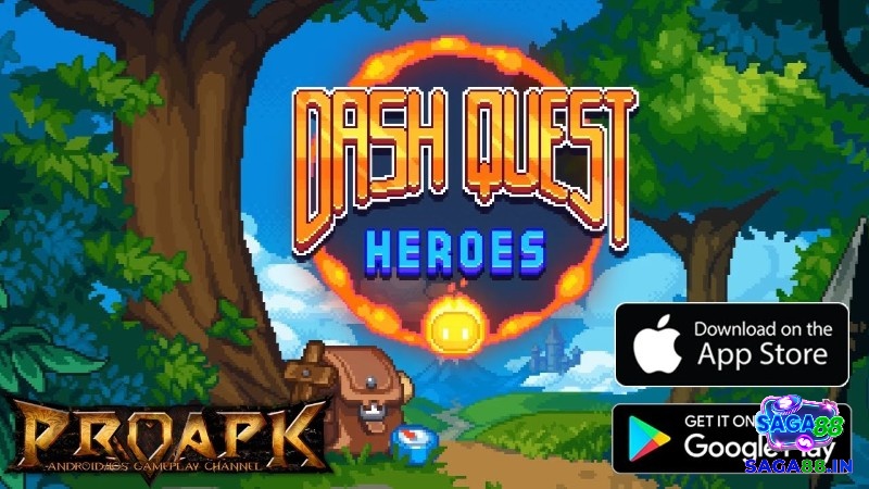 Dash Quest Heroes: Chạy và chiến đấu không ngừng nghỉ – RPG nhẹ nhàng nhưng cực cuốn!
