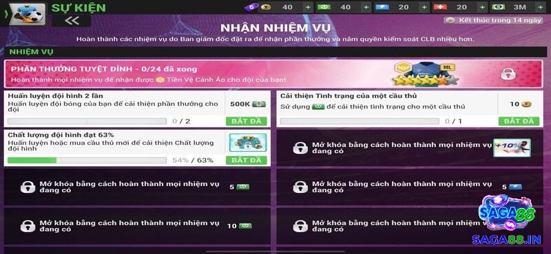 Nhiệm vụ không chỉ giúp nâng cao kỹ năng quản lý mà còn tạo ra sự kịch tính và hấp dẫn