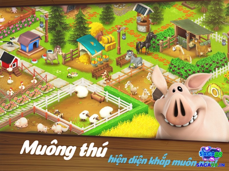 Game có đa dạng nhiều loại cây trồng và vật nuôi tạo nên sự phong phú cho nông trại của bạn