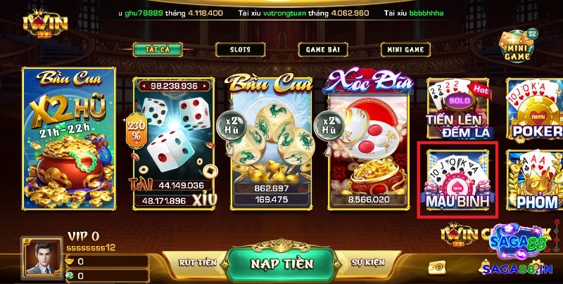 Tải và cài đặt mậu binh từ trang chủ iWin hoặc ZingPlay – thao tác đơn giản chỉ với vài bước.