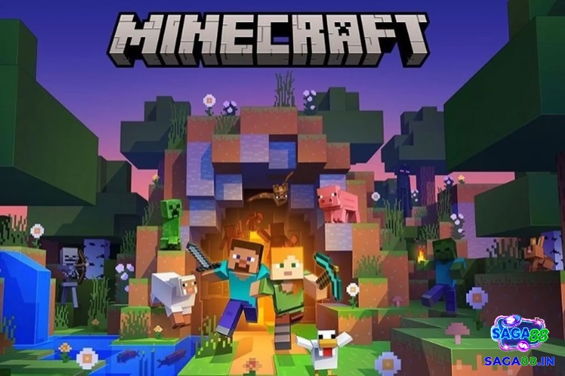 Minecraft cho phép người chơi xây dựng, khám phá và sinh tồn trong thế giới vô hạn