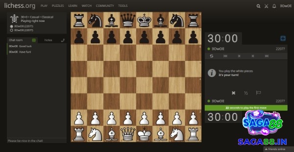 Lichess.org cung cấp trải nghiệm chơi cờ không quảng cáo