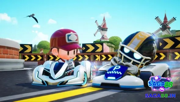 Game đua xe đồ họa đẹp cho PC miễn phí với nhân vật hoạt hình đáng yêu, xe go-kart đa dạng và lối chơi drift kịch tính.