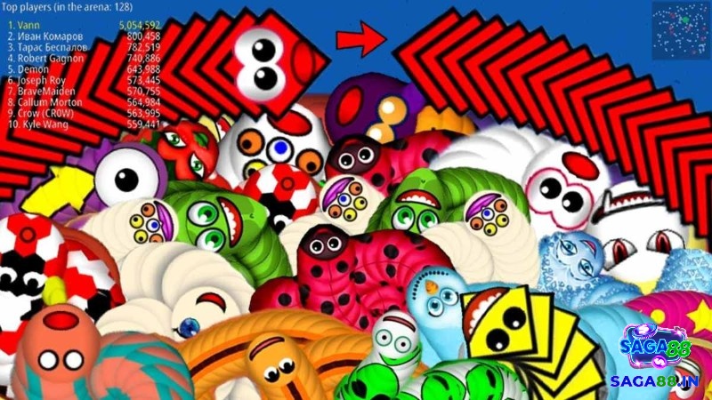 Tận dụng môi trường và vật phẩm trong game con rắn online giúp bạn tăng tốc, tránh nguy hiểm và thu điểm nhanh hơn.