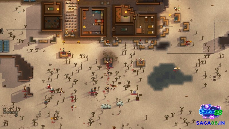 RimWorld đơn giản về đồ họa nhưng đầy phức tạp và hấp dẫn về lối chơi mô phỏng.