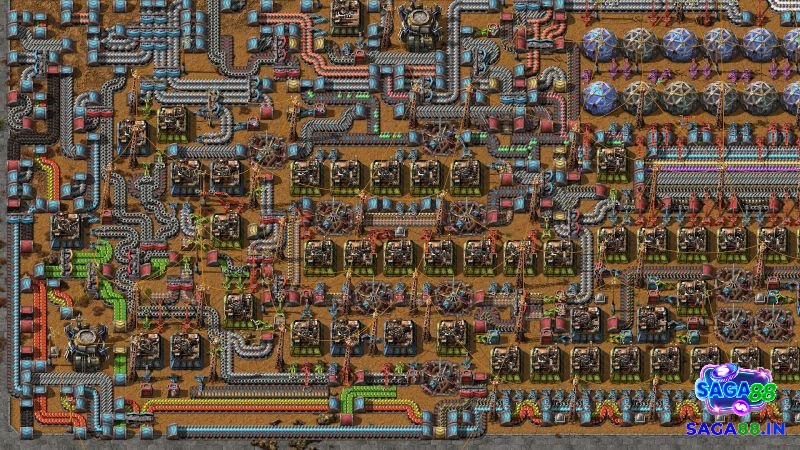 Factorio tối ưu cực tốt, siêu nhẹ nhưng có chiều sâu tư duy và lối chơi gây nghiện.