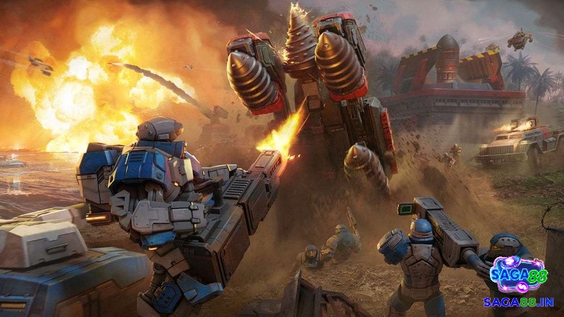 Chiến trường RTS cổ điển trong Art of War 3 tái hiện phong cách chiến đấu thời gian thực đòi hỏi tư duy chiến lược.