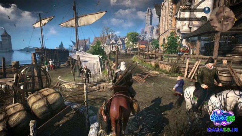 Geralt phiêu lưu trong thế giới mở Velen, Novigrad và Skellige với đồ họa tuyệt mỹ.
