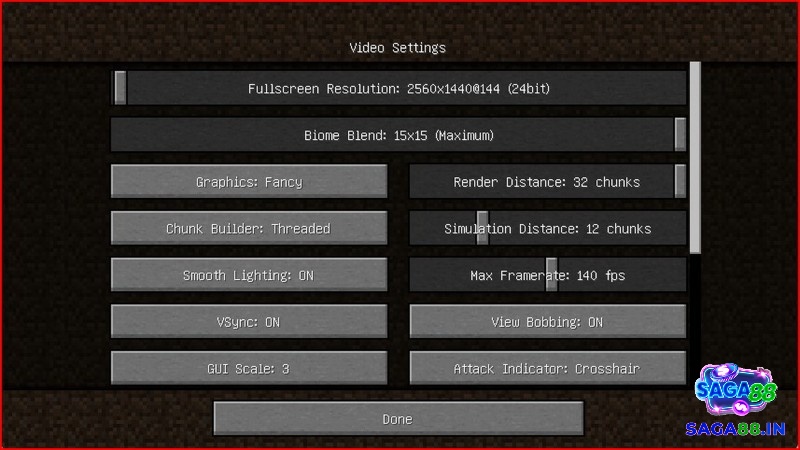 Cập nhật Minecraft, tối ưu cài đặt và sao lưu dữ liệu để game chạy mượt.