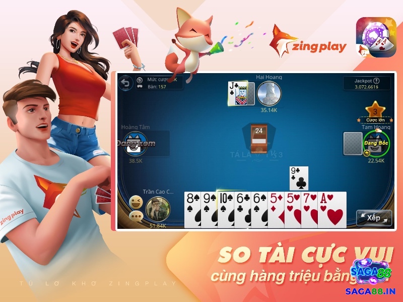 Sự công bằng, giải đấu hấp dẫn và cộng đồng người chơi năng động đã tạo nên sức hút đặc biệt cho ZingPlay Tá La Phỏm.