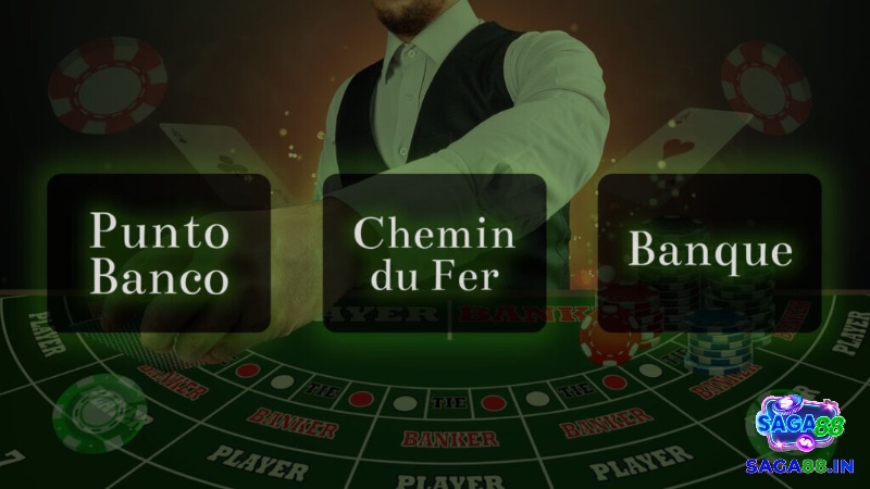 Mỗi biến thể Baccarat có quy tắc và tỷ lệ hoàn trả khác nhau, mang lại trải nghiệm đa dạng cho người chơi.