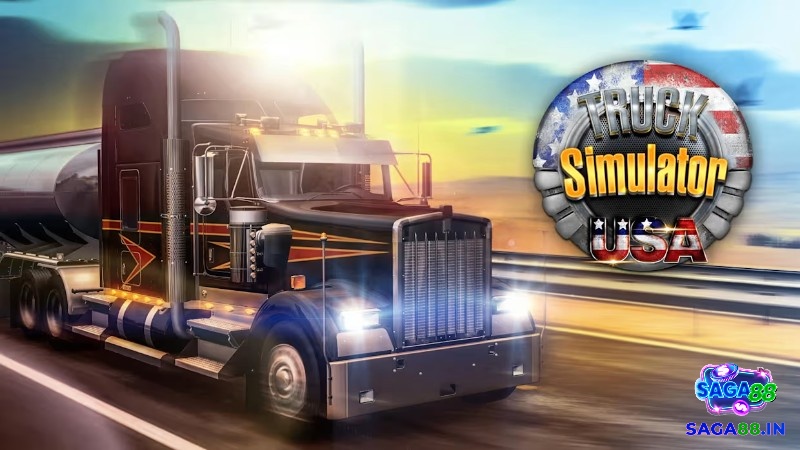 Truck Simulator USA hút người chơi bởi bối cảnh rộng và cảm giác lái xe tải đường dài chân thật