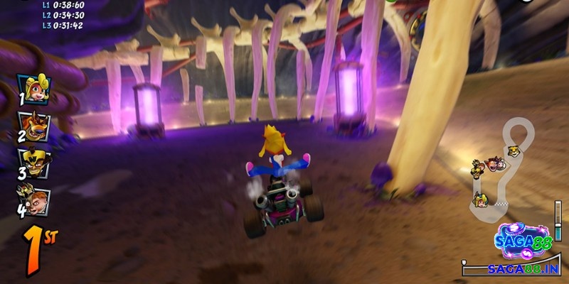 Lối tắt hẹp đòi hỏi góc vào chuẩn và tốc độ đủ để không bị vỡ nhịp