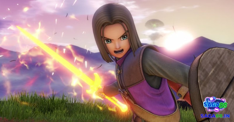 Nhân vật chính đứng trước khung cảnh fantasy, gợi mở hành trình định mệnh và thử thách