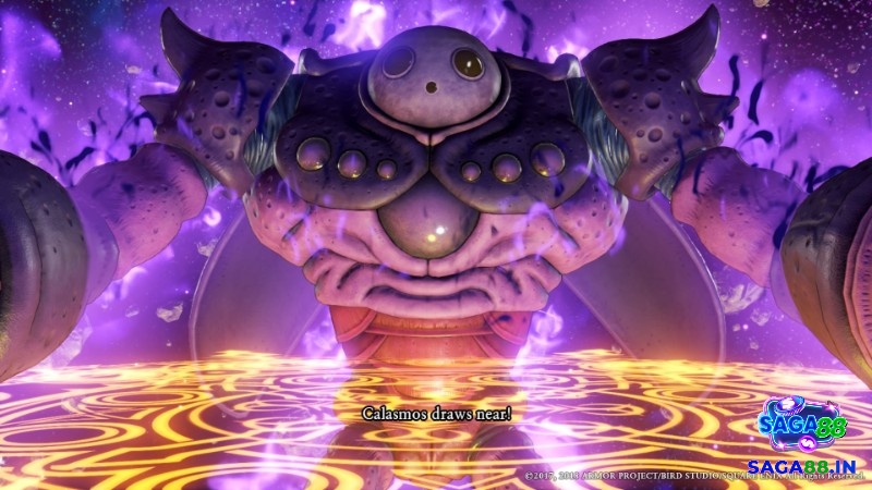 Trận boss với hiệu ứng mạnh, giao diện lựa chọn lệnh và nhịp hồi máu chiến thuật