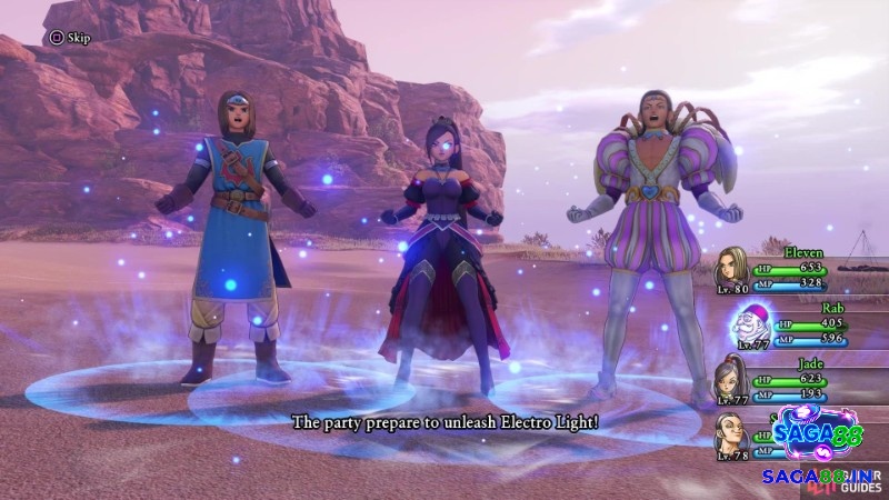 Nhân vật trong trạng thái pepped up với hiệu ứng nổi bật và kỹ năng đặc biệt mở khóa