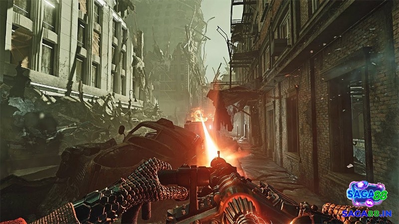 Thành phố bị chiếm đóng với áp phích tuyên truyền, gợi cảm giác bình yên giả tạo đáng sợ